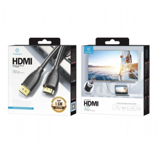 Techancy High-Speed HDMI 1.4v 3D aranyozott kábel, 1.5m