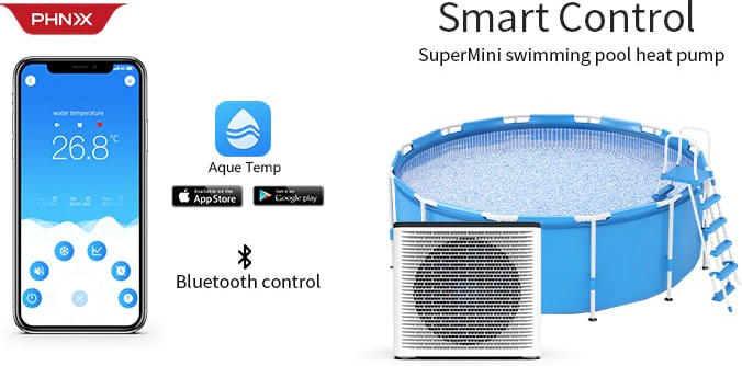 _ super mini medence hoszivattyu okostelefon bluetooth