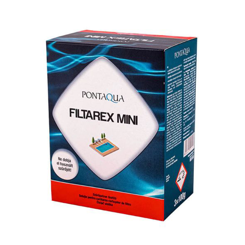 Pontaqua Filtarex Mini szűrőbetét tisztító szer -  3 x 100g
