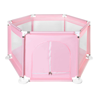 Leértékelt: XMAX HexaGon hordozható gyerek járóka és utazóágy, pink