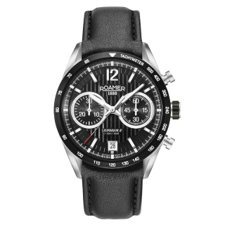 ROAMER Superior 2 Chronograph férfi karóra, bőr szíj, quartz