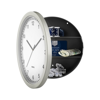 XMAX Clock Tresor rejtett, falióra alakú széf, trezor, pénzkazetta
