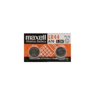Maxell LR44W 1.5V gombelem, 2db/csomag