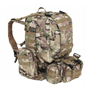KMS Tactical terepmintás horgász hátizsák, táska, 45 liter