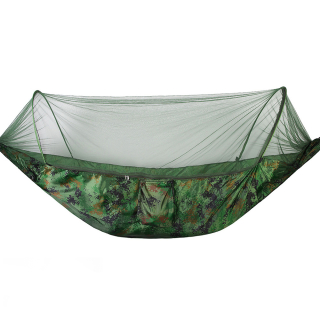 Malatec Camouflage ultrakönnyű függőágy szúnyoghálóval, 260x140cm