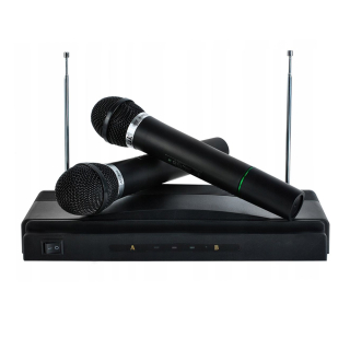 XMAX vezeték nélküli karaoke szett, 2db mikrofon