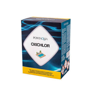 Pontaqua Oxichlor kombinált fertőtlenítő medence vízkezelő szer - 5 x 100 gramm