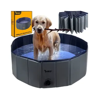Purlov összehajtható PVC fürdető kutyamedence, 100x30cm