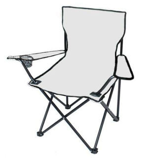 XMAX EaSe összecsukható horgász és kemping szék pohártartóval, beige